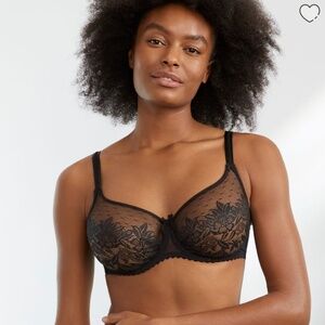 Black PRIMA DONNA  Divine Seamless Lace Bra Worn once SZ 32E